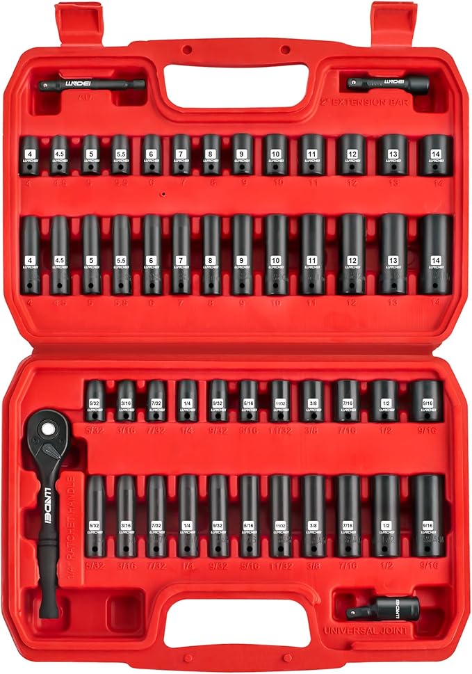 ForgeMax™ 54-Piece Chrome Vanadium Socket Set