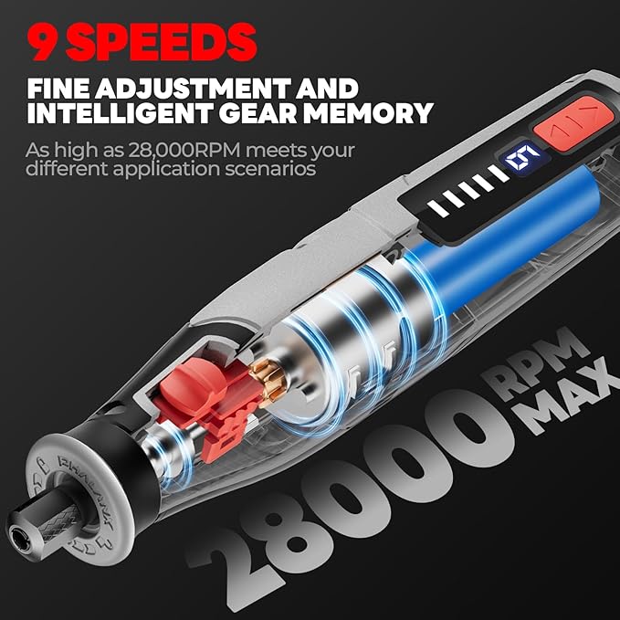 GripCraft™ ProFix 4V Cordless Rotary Tool