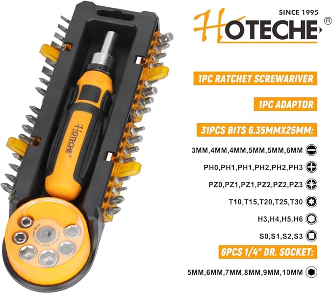 RatchPro™ 39-Piece Ratcheting Screwdriver Set