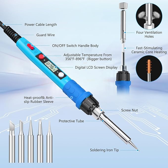 ThermoFix™ Pro80 Digital Soldering Iron Kit